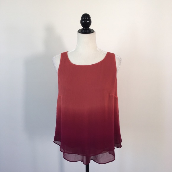 Worthington Tops - Worthington Peach Ombré Blouse